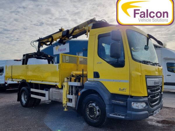 2017 DAF LF 230 FA 15 Tonne Crane Mounted Dropside Truck