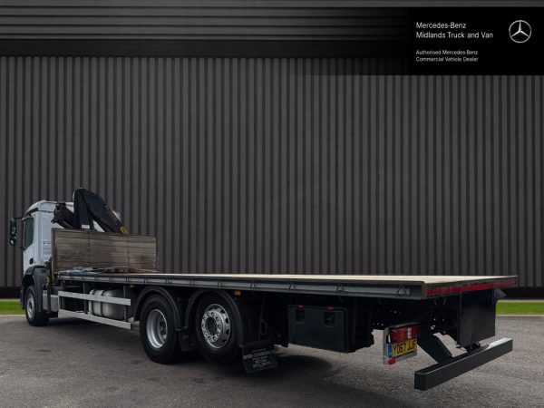 Mercedes-Benz Arocs 2530 Flatbed with Palfinger Crane - Image 4