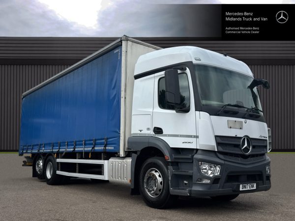 Mercedes-Benz Actros 2530 Curtailside with Tuckaway Taillift