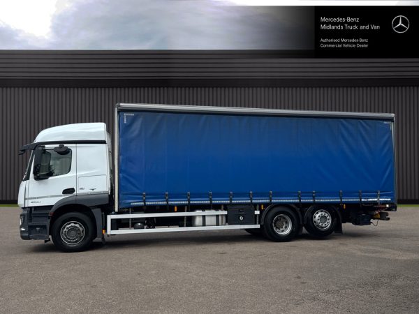 Mercedes-Benz Actros 2530 Curtailside with Tuckaway Taillift - Image 6