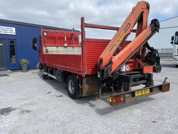 2008 7.5t Iveco ML75 E16 Dropside with Crane - Image 2