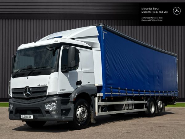 Mercedes-Benz Actros 2527 Curtainside with Tuckaway Taillift - Image 2
