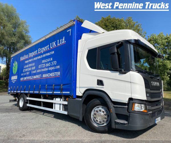 Scania P250 4x2 Curtain/Taillift