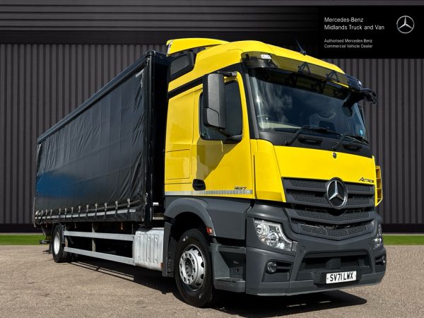 Mercedes-Benz Actros 1827L 170 Stream Curtainside with Taillift