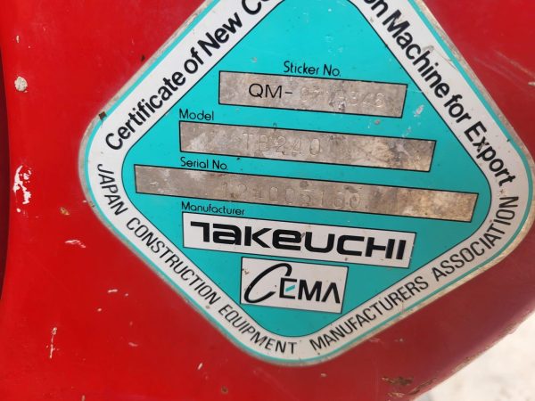 Takuchi TB240 - Image 16