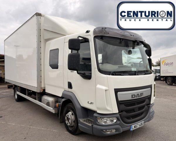 DAF LF 180 FA 7.5 Tonne Crew Cab Box Truck with Cantilever Tail Lift