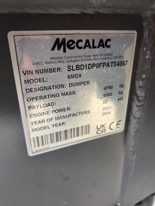 Mecalac 2023 6MDX - Image 8